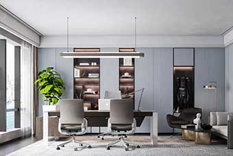 台安轻奢风格-书房