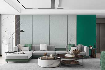 台安轻奢风格-客厅