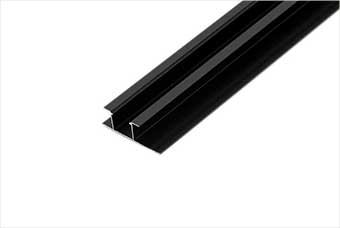 台安航空纤维墙咔铝合金带灯中条（哑黑氧化）