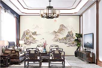 台安森佰汇航空纤维墙咔（巴山蜀水）