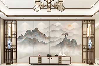 台安森佰汇航空纤维（山水画系列）