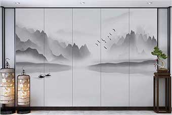 台安森佰汇航空纤维（山水画系列）