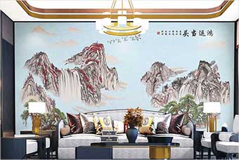 台安森佰汇航空纤维墙咔（鸿运当头）